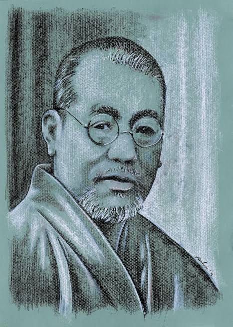 Retrato de Mikao Usui, fundador del reiki